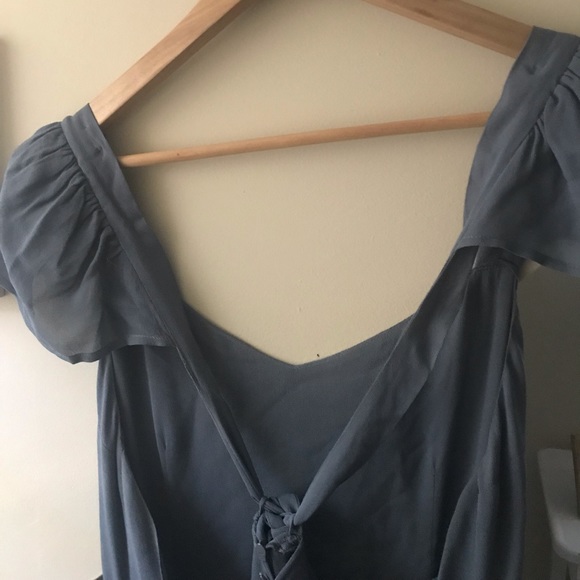 Reformation Bridesmaid dress in stone - Picture 3 of 5